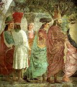 Piero della Francesca the legend of the true cross, detail oil painting artist